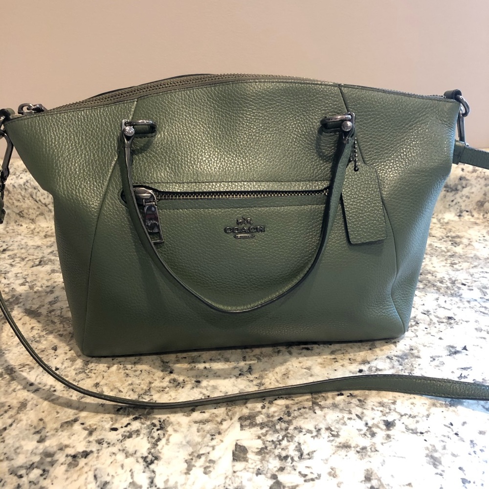 Coach Pebbled Prairie Satchel
